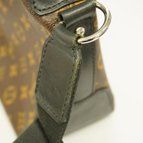 LOUIS VUITTON Shoulder Bag Monogram Macassar Torres PM M40635 Brown Black Men's - Picture 8 of 10
